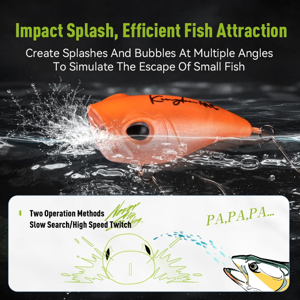 المملكة مايكرو اكسبرت توبواتر  - مراجعة Fishing Lure Popper وسعره