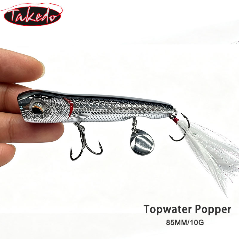 تاكيدو 10 جرام طُعم صيد سطحي م - مراجعة Fishing Lure Popper وسعره