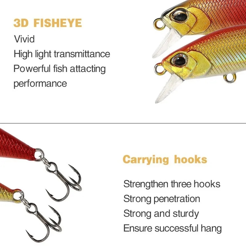 15 قطعة طعوم صيد أسماك البلمة  - مراجعة Fishing Lure Jerkbait وسعره