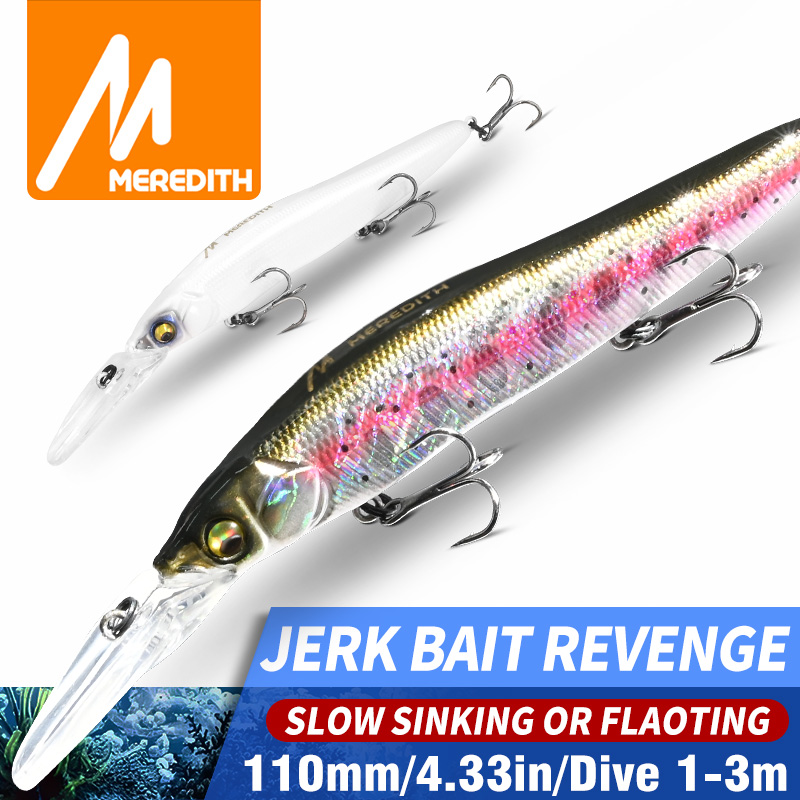 طُعم صيد ميريديث مينو ووبلر 11 - مراجعة Fishing Lure Jerkbait وسعره