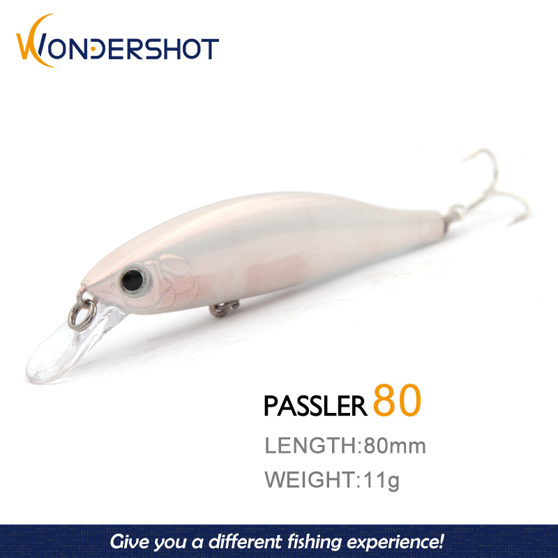 Wondershot A17 80 مللي متر 11  - مراجعة Fishing Lure Jerkbait وسعره