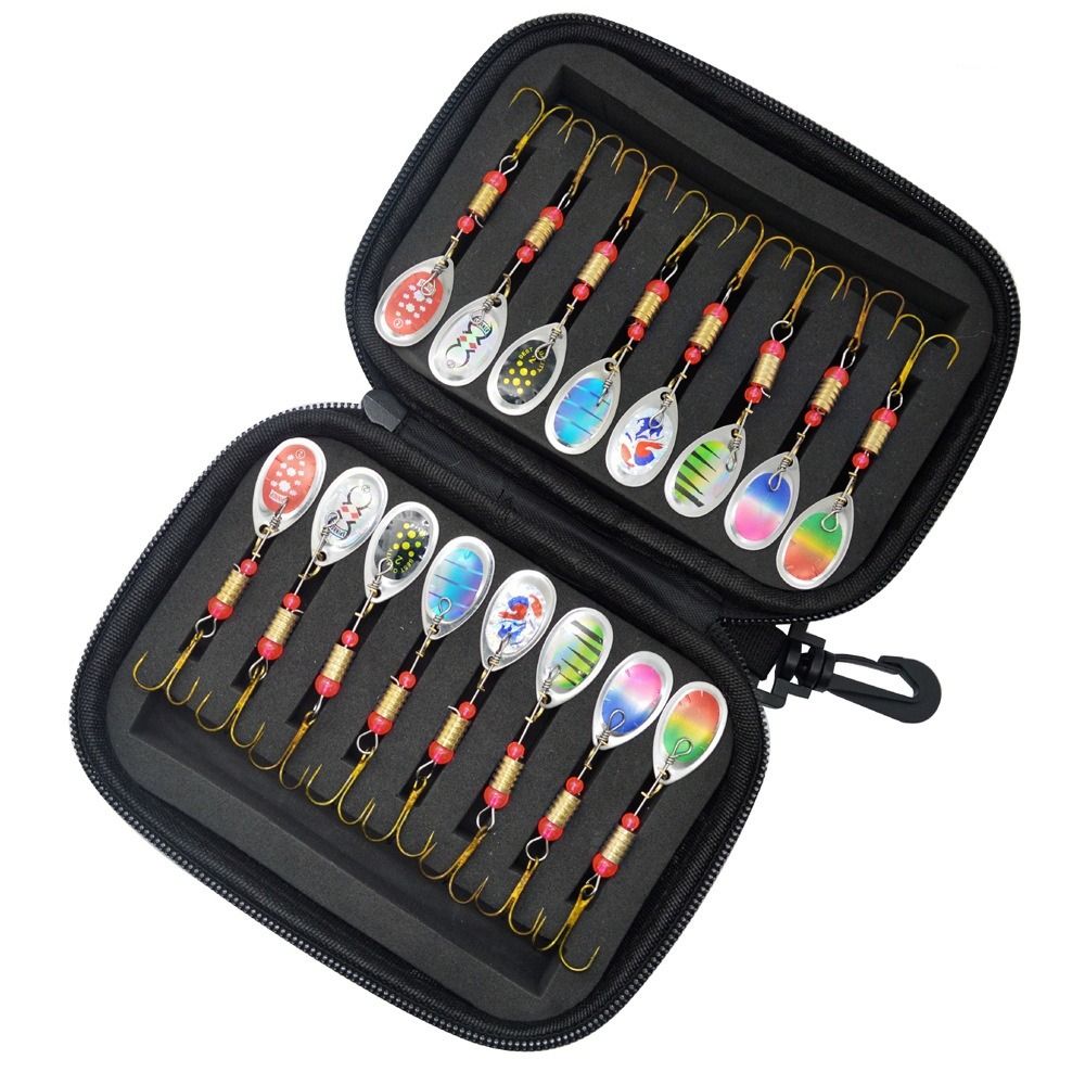 حقيبة تخزين طُعم الصيد الدوارة - مراجعة Fishing Lure Spinner وسعره